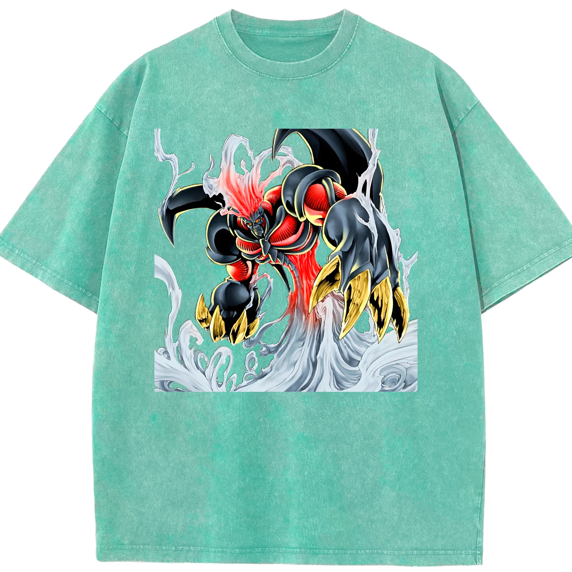 （画像用） 遊☆戯☆王 Yu-Gi-Oh! 綿100% ヴィンテージ風 半袖Tシャツ（フロントプリント）